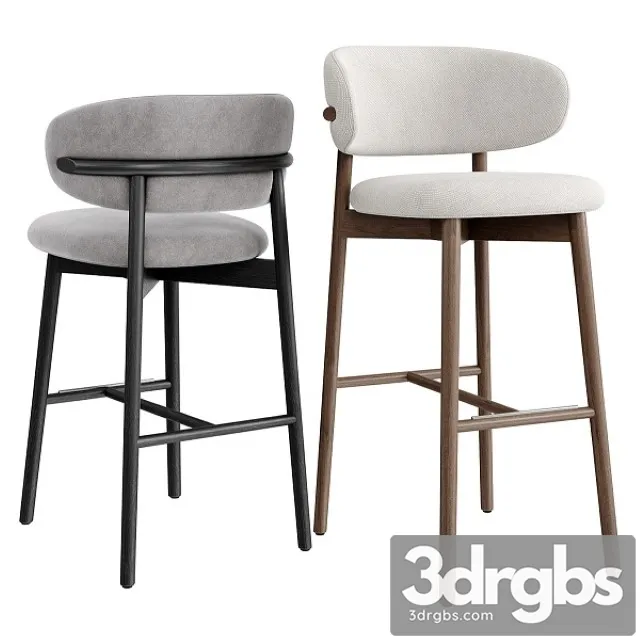 Oleandro Stool By Calligaris 01 3D Model Free