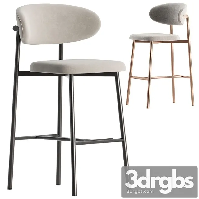 Oleandro Stool By Calligaris 10 3D Model Free