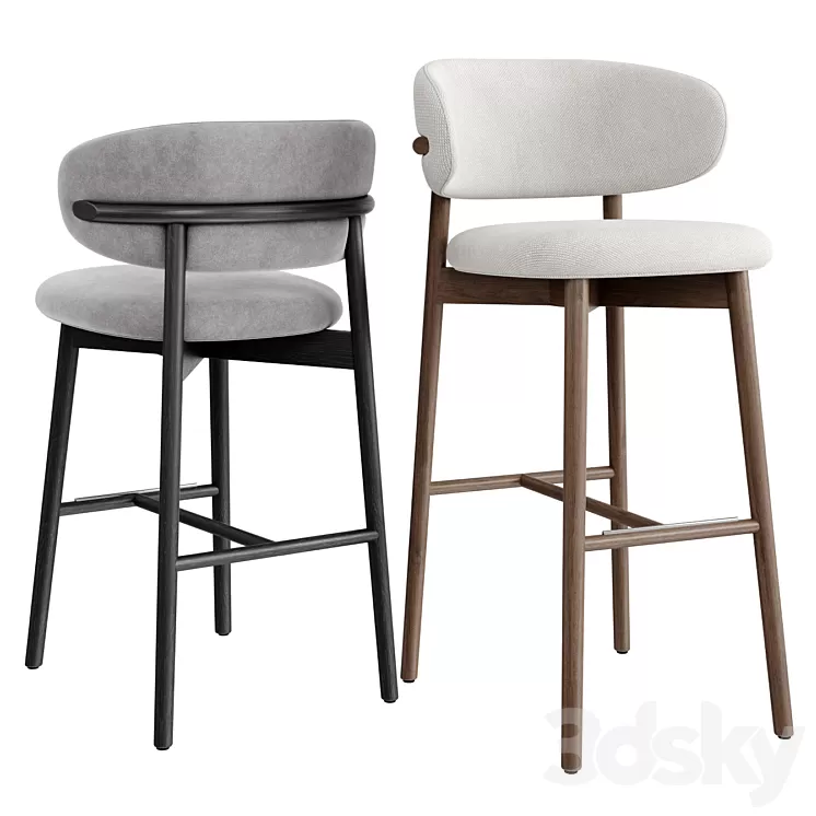 Oleandro stool by Calligaris 3D Model Free