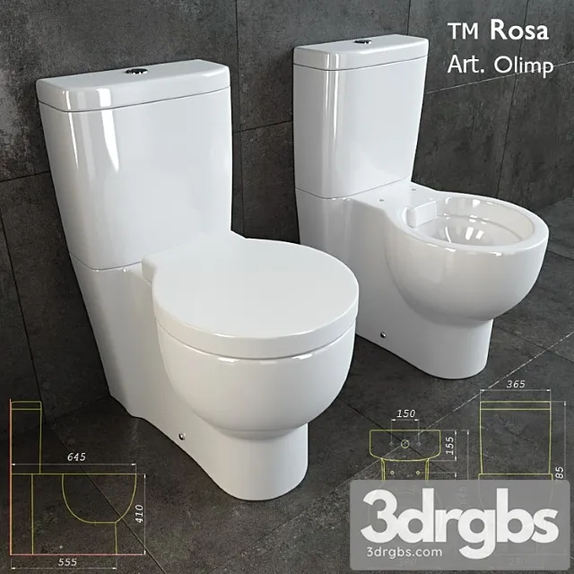 Olimp Toilet 2 3D Model Free