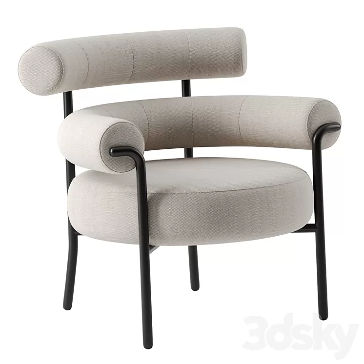 Olio armchair by Design By Them 3D Model Free