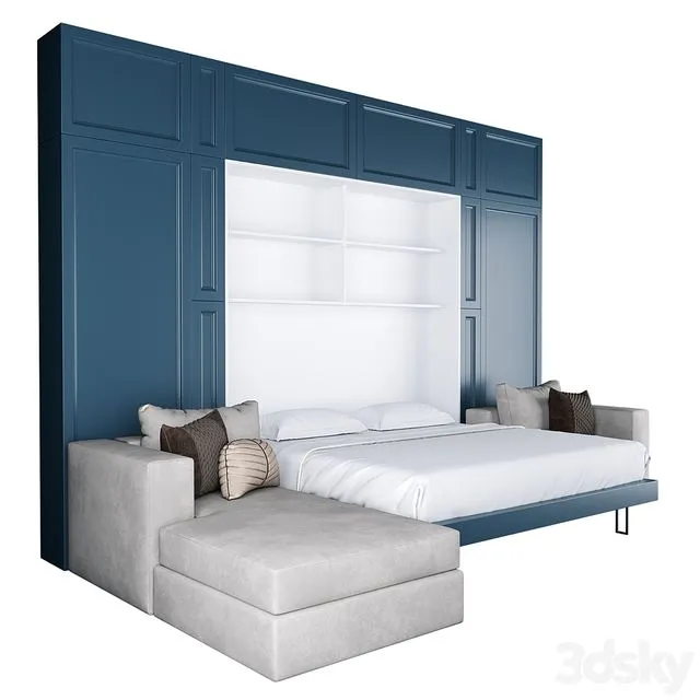 Olissys convertible wardrobe 3D Model