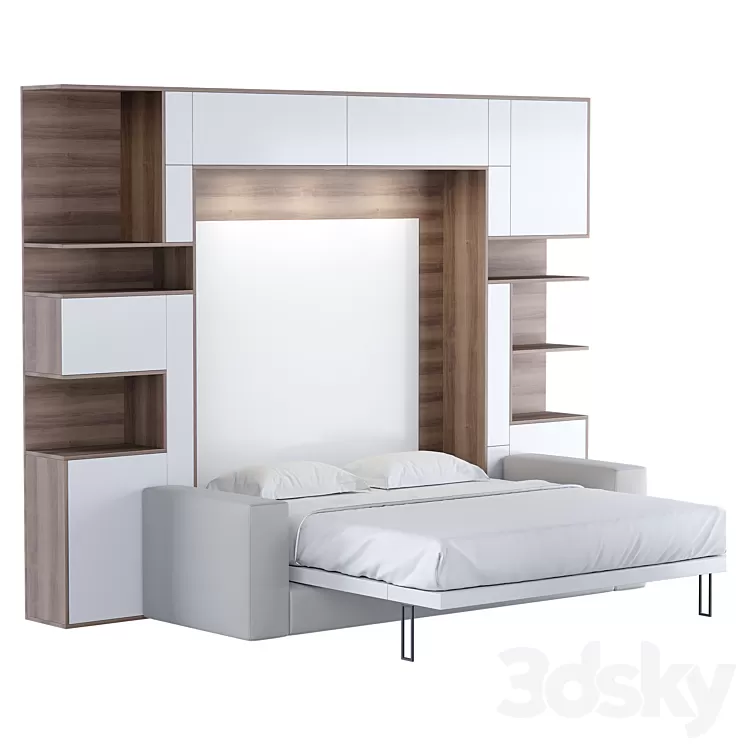 Olissys convertible wardrobe 3D Model Free