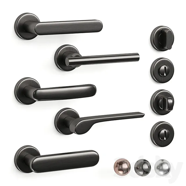 Olivari door handles 3DModel