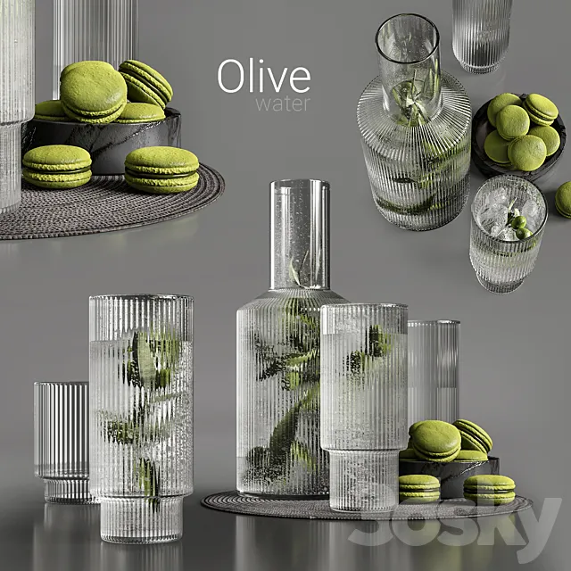 Olive water 3DModel