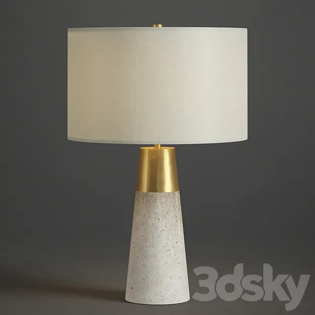 Oliver Bonas Munari Table Lamp 3D Model
