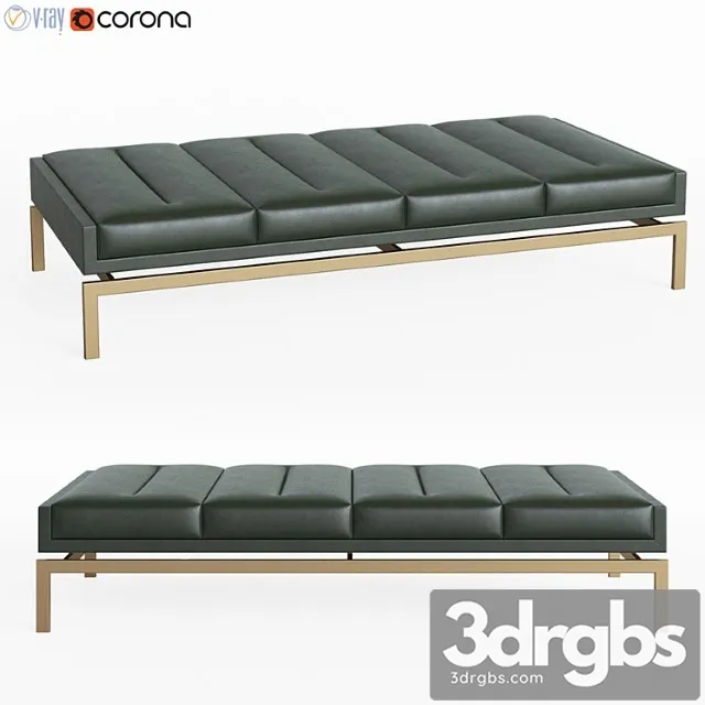 Olivera chaise lounge kgbl 2 3D Model Free