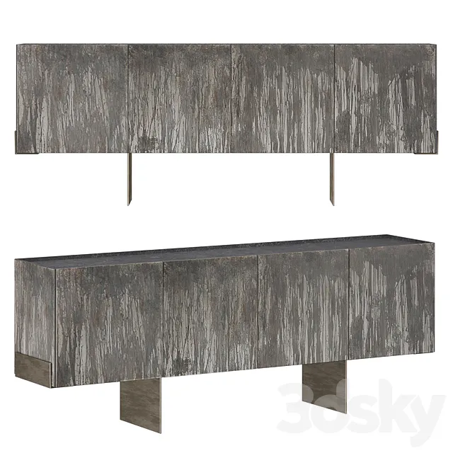 Olivya Stone Domi Credenza 3D Model