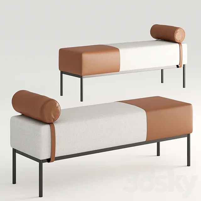 Olivya Stone Edo Bench 3DModel