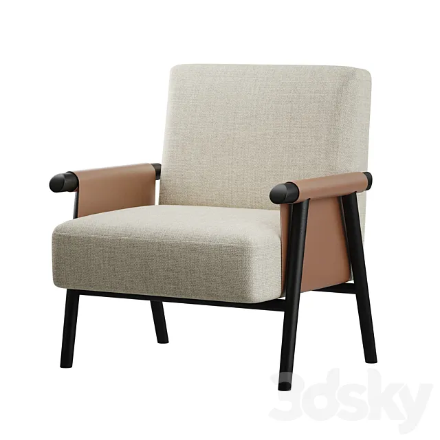 Olivya Stone Toro Arm Chair 3DModel