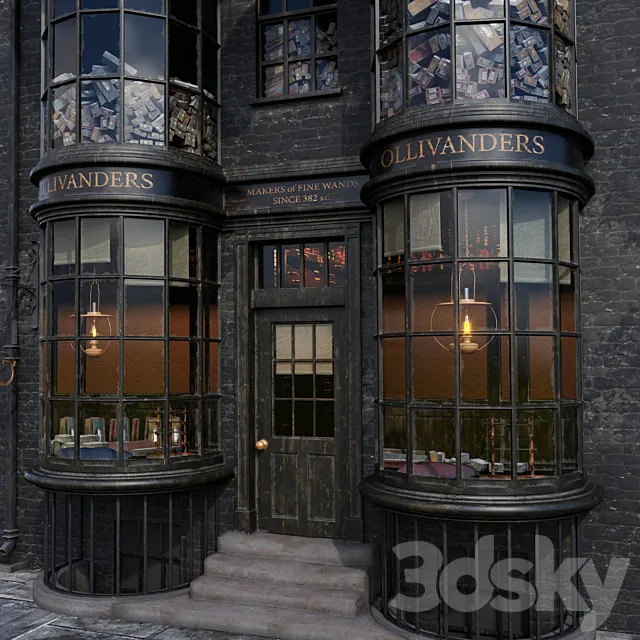 Ollivanders Wand Shop 3D Model