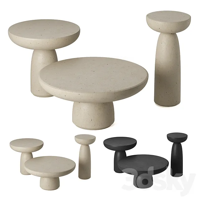OLO table set. Mogg. 3DModel