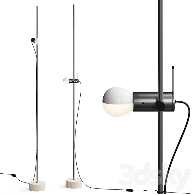 OLUCE Agnoli Floor Lamp 3D Model