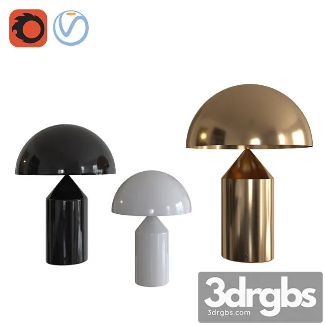 Oluce atollo 3D Model Free