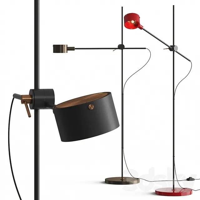 Oluce GO 352 Floor Lamp 3DModel