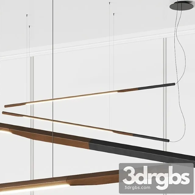 Oluce Ilo 487 Pendant Lamps 3D Model Free