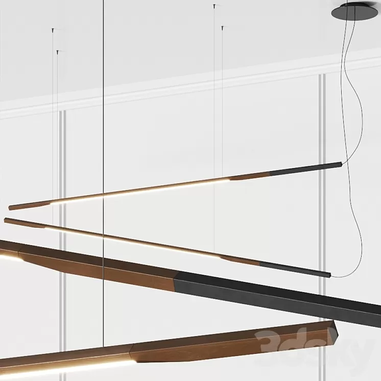 Oluce Ilo 487 Pendant Lamps 3D Model
