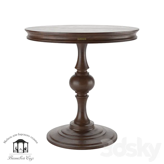 OM Albero Koloniale Round coffee table 3D Model