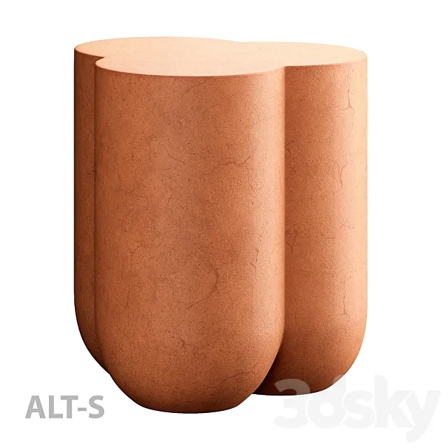 OM Alt-S Coffee Table CLOVER 3D Model