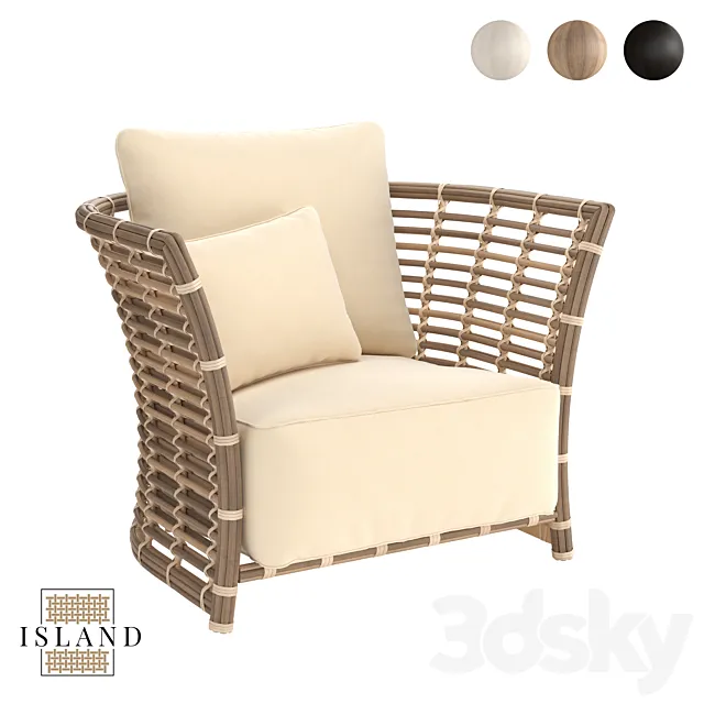 OM Armchair Villa 3D Model