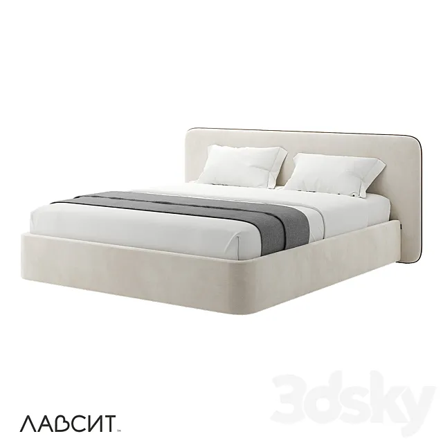 OM Barry bed with compartment from Lavsit 3D Model