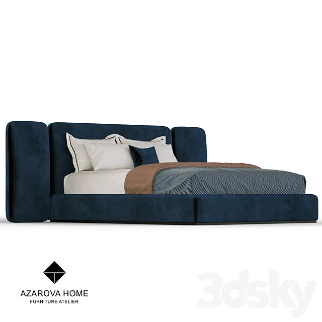 OM bed Azarova Home bed Rodin 3DModel