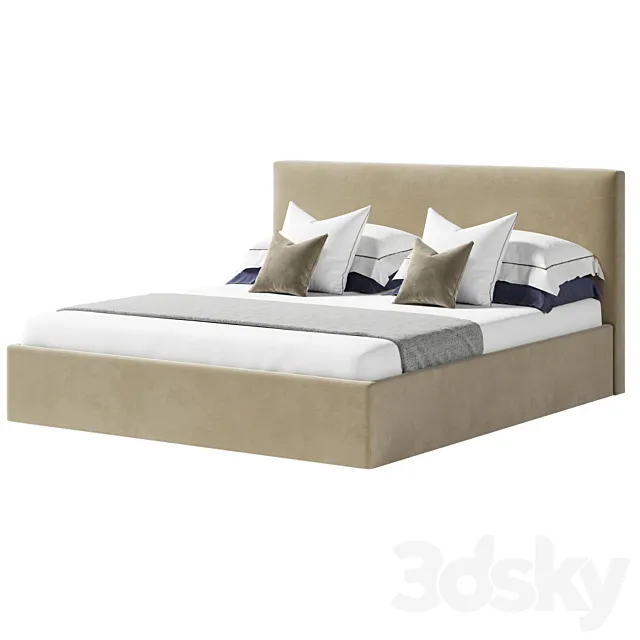 OM Bed Kent 3D Model