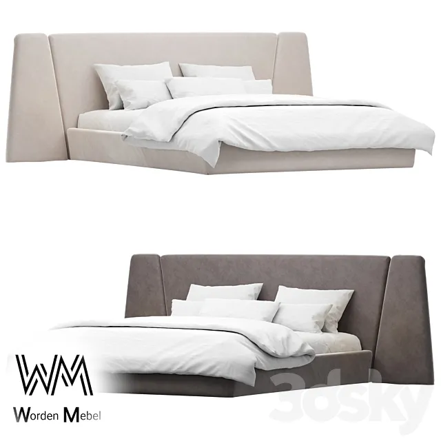 OM Bed01 WordenMebel 3D Model