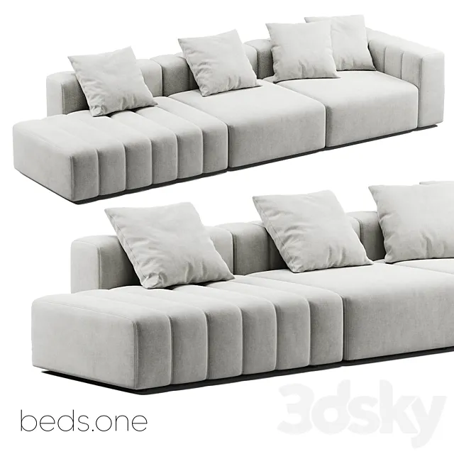 OM beds.one - avy modular sofa 3D Model