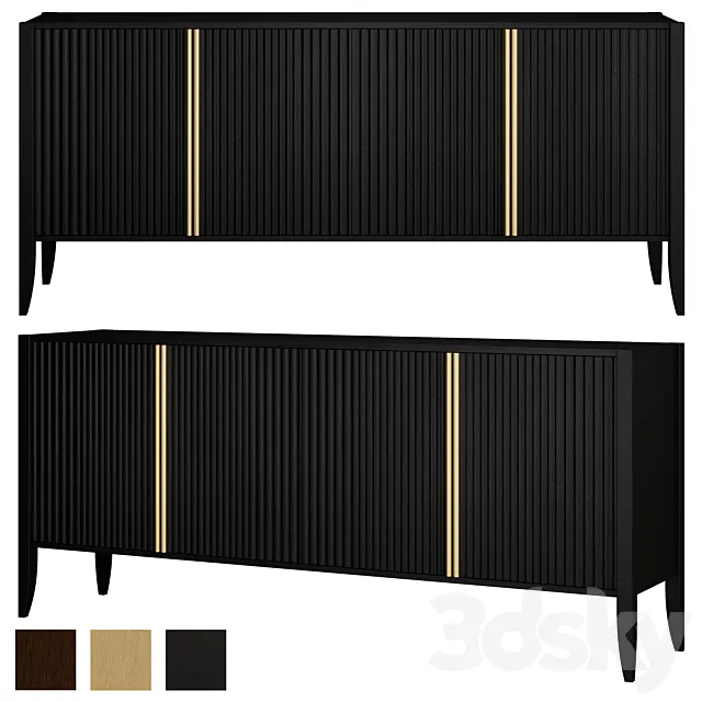 OM Bedside table SANDERS high 3D Model