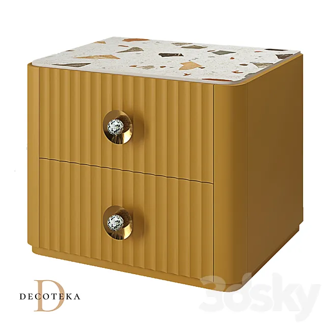 OM Bedside table Twiggy | DECOTEKA 3D Model