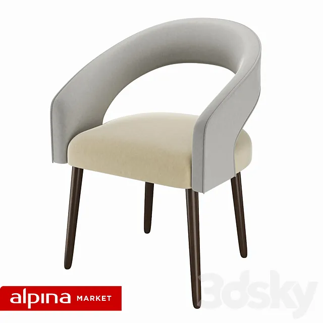 OM Chair-chair VERONICA 3D Model