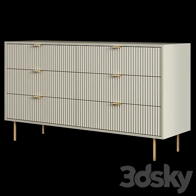 OM Chest of drawers CASCADE 6 drawers (JOMEHOME) 3DModel