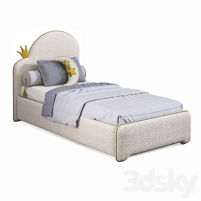 OM Children's bed Cloud_2_ Iriska 3D Model