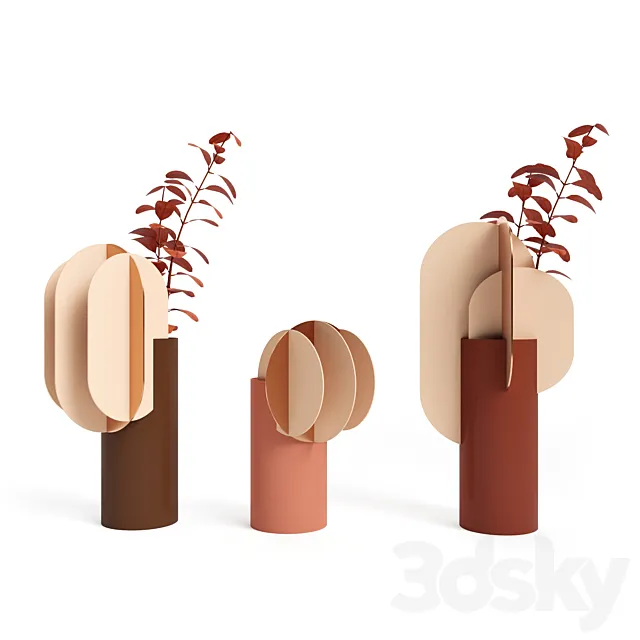 (OM) Gabo and Delaunay and Ekster vases CS7 by NOOM Free Download
