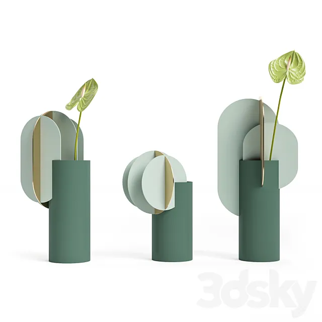(OM) Gabo and Delaunay and Ekster vases CS9 by NOOM Free Download