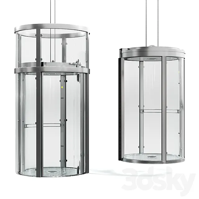 OM Glass round lift (EVA1500) 3DModel