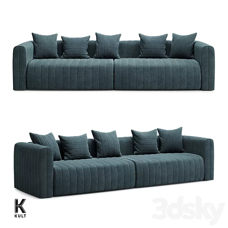 OM KULT-HOME sofa BARDI 15.38 3D Model