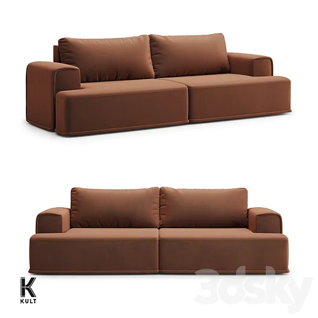 OM KULT-HOME sofa RUFFO 07.00 3DModel
