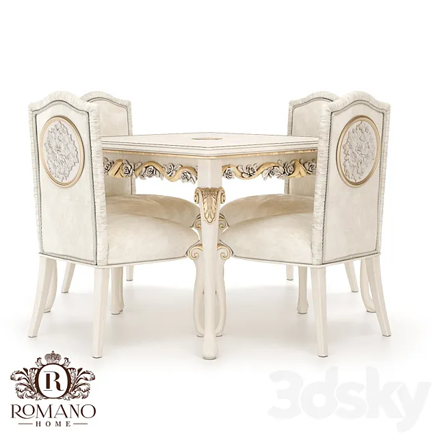 (OM) Nicole Romano Home Lunch Group 3D Model