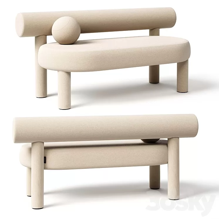 (OM) Noom Gropius Sofa CS1 3D Model