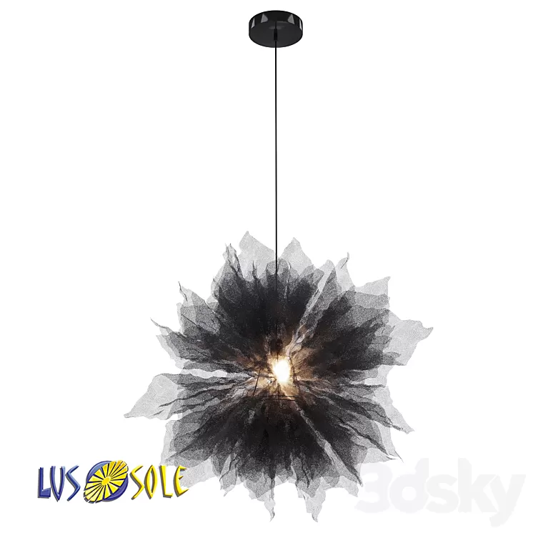 OM Pendant lamp Lussole GRLSP-8728 3D Model