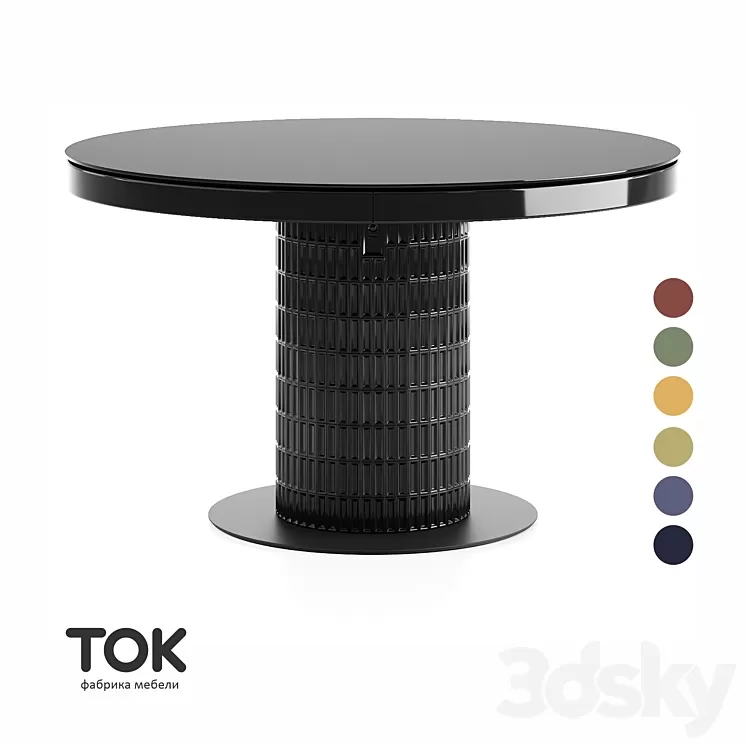 "(OM) Series of Tables ""Clinker F P25"" Fixed Tok Furniture" 3D Model