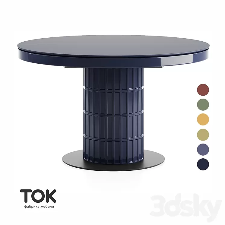 "(OM) Series of Tables ""Clinker F P50"" Sliding Tok Furniture" 3D Model