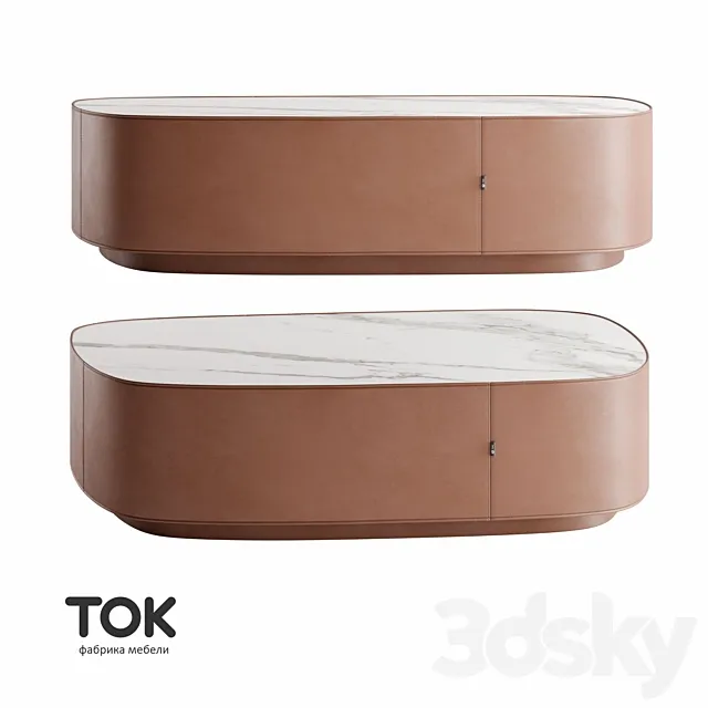 OM Series of Tables "Glyba" Tok Furniture 3DModel