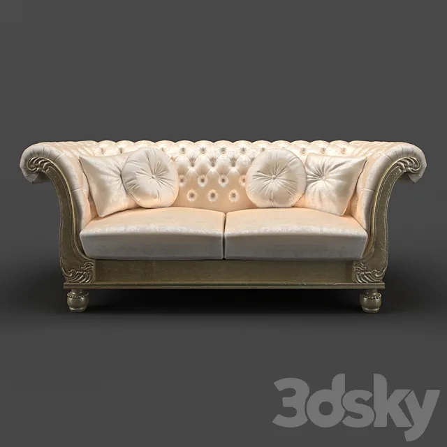 OM Sofa Fratelli Barri VENEZIA 3D Model