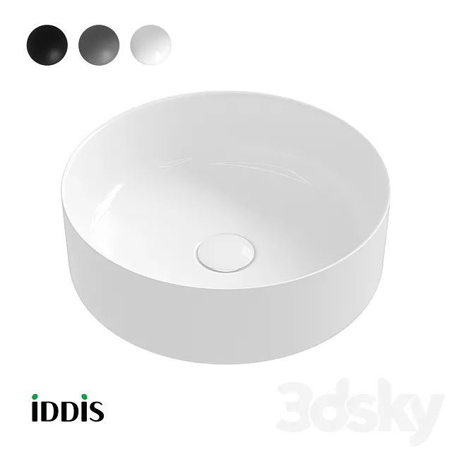 OM Surface-mounted glossy washbasin Ray IDDIS RAYWS03i27 3D Model