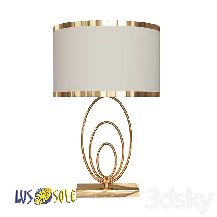 OM Table lamp Lussole Randolph LSP-0619 3D Model
