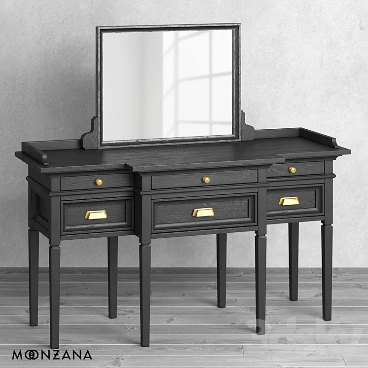 OM Table with mirror Oldfashion Moonzana Free Download