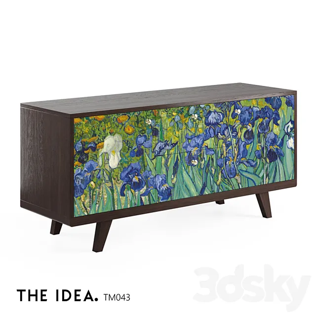 OM THE-IDEA TV stand THIMON 043 3D Model